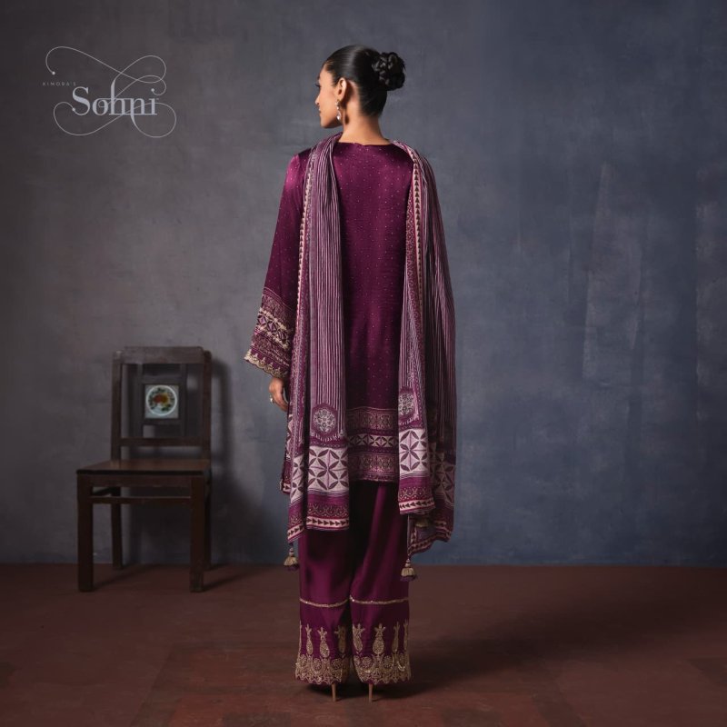 Lajjo By Kimora Sohni Gaji Silk Printed Salwar Suits